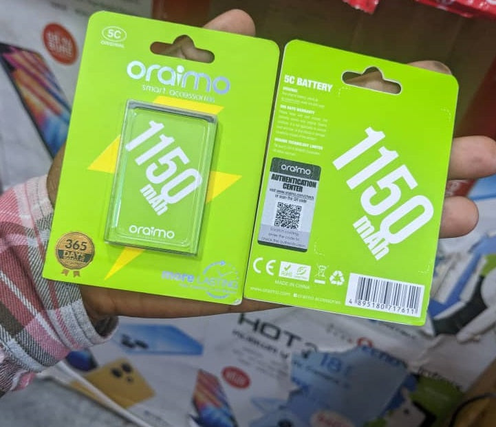 Oraimo Phone Battery BL-5C (1150mAH)