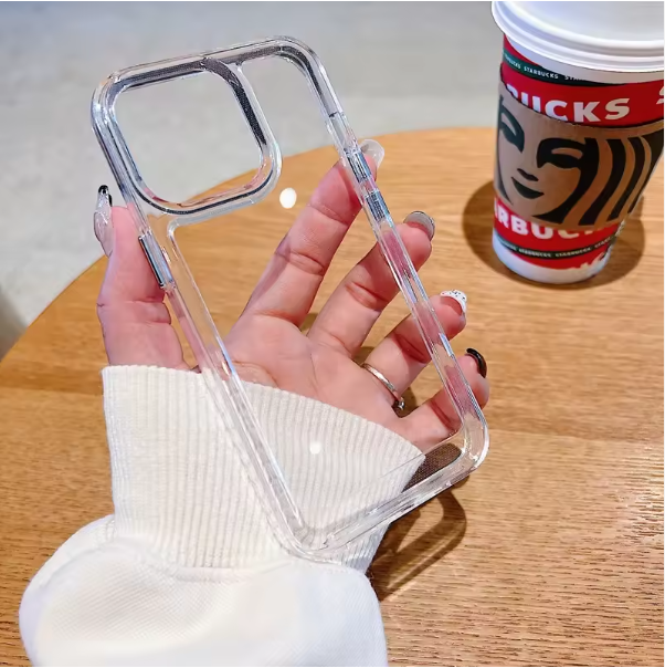 Transparent Acrylic Protective Clear Cover for Iphone 15 14 X XS XR 11 12 13 Pro Max Cover